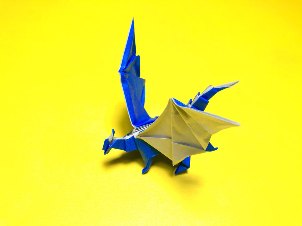 折り紙　ドラゴンの簡単な作り方19～How to make an easy origami dragon～
